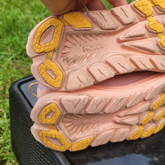 Hoka Rincon 3 Orange/Blue Running Shoes Womens Size 8B - Picture 8 of 14